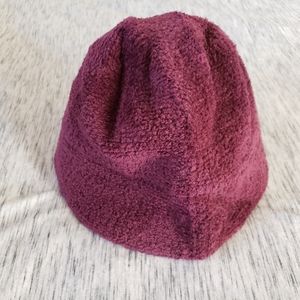 Soft Raspberry Chenille Knit Bucket Hat